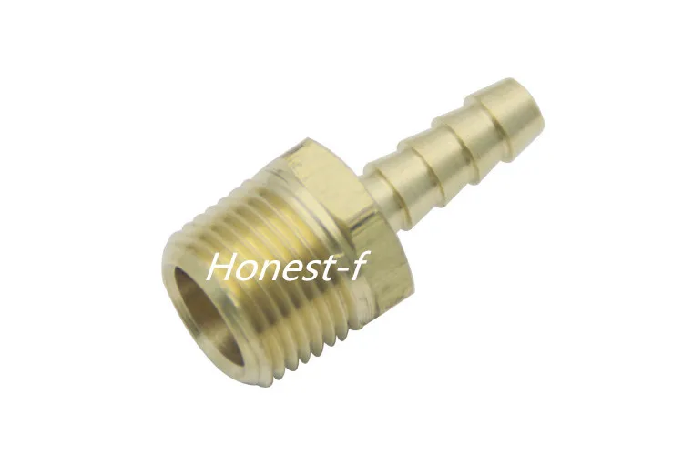 

Латунь BSP колючая муфта/соединитель 3/8 "Папа BSPP x 1/4" (6 мм) шланг Барб Топливный Газ