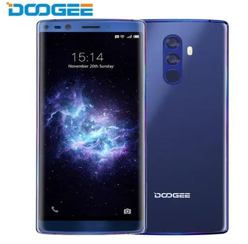 

DOOGEE Mix 2 4G LTE 4060mAh 6GB+64GB 5.99'' FHD+18:9 bezelless Phone Android 7.1 Helio P25 Octa Core Quad Camera 16+13MP 8+8MP