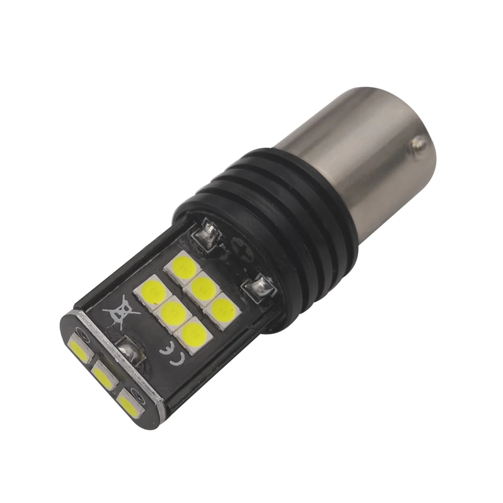 Из 2 предметов 1156 лампы 2835 Чип 15 автомобиля SMD Led Canbus Резервное копирование