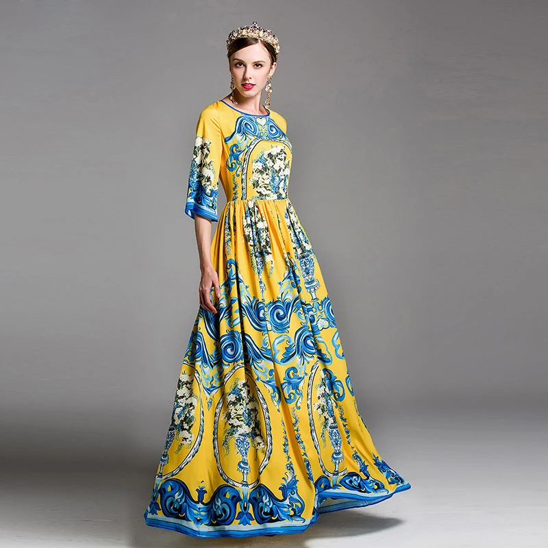 Женское модельное платье макси дизайнерское винтажное длинное в пол с