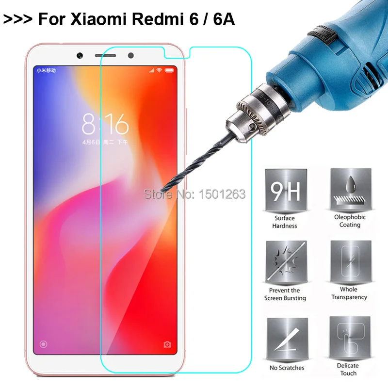 Закаленное Стекло для Xiaomi Redmi 6A 6 5 45 &quotЭкран протектор 45&quot Чехол закаленное