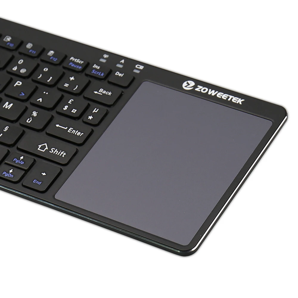 Оригинальный Zoweetek K12-1 Мини Беспроводная Французская клавиатура 2 4G с тачпадом