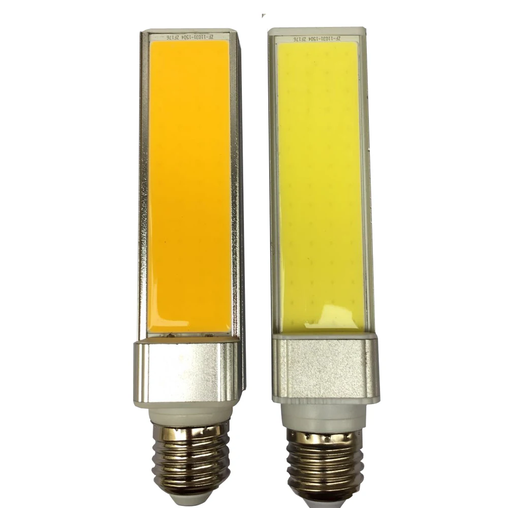 7 Вт 9 12 E27 COB светодиодные лампы кукурузы AC85-265V питание 180 градусов прожектор