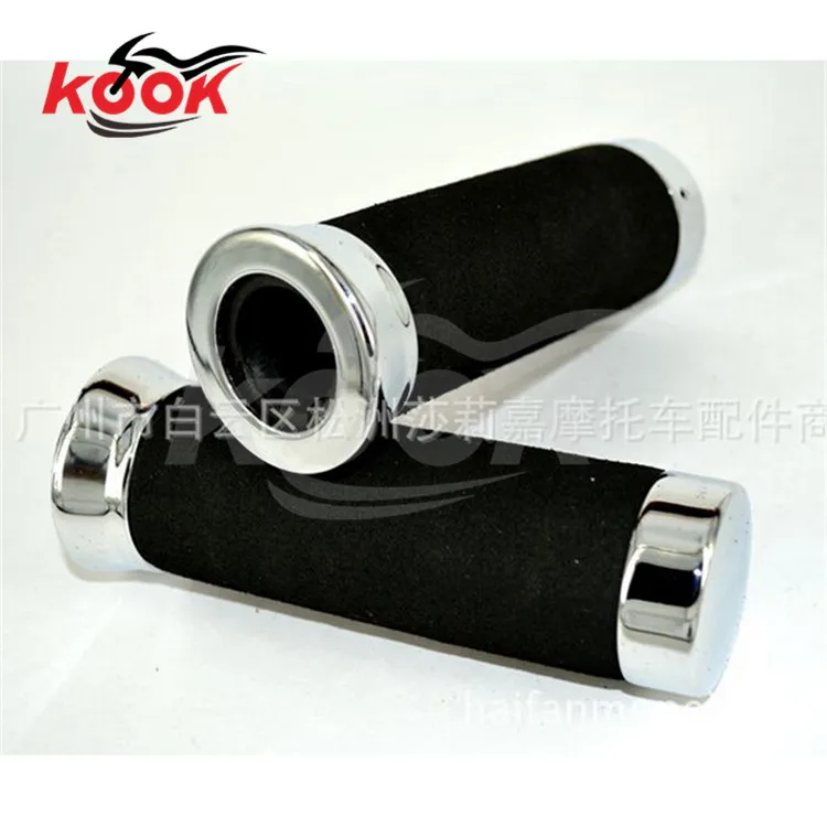 Бесплатная доставка хромированная мягкая губка аксессуары для скутера ручка