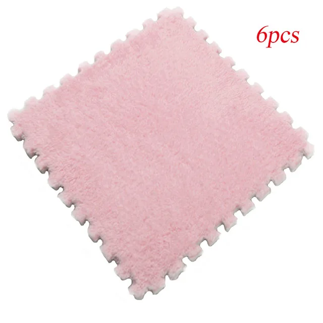 Pink Mrosaa, 1 шт., для гостиной, спальни, для детей, мягкий ковер, волшебный, из кусков, с мозаичными головками, коврик для скалолазания, 30*30 см - Цвет: Pink