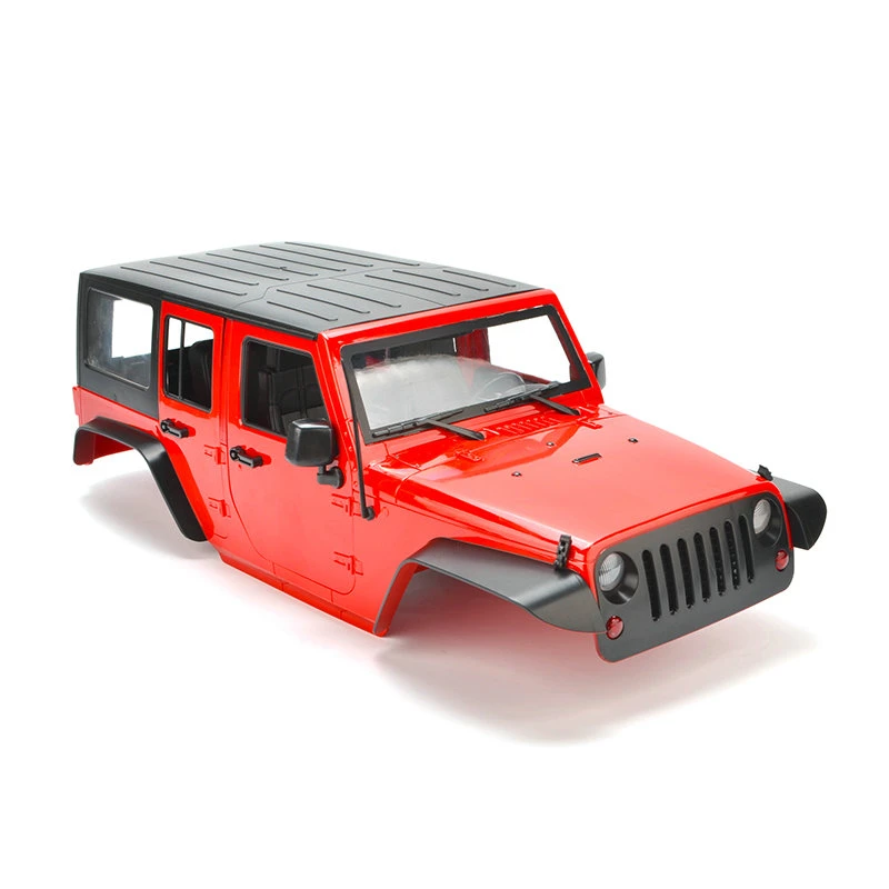 1:10 313 колесная база Jeep Wrangler 5 дверная оболочка RC Rock Crawler Жесткий Пластиковый корпус