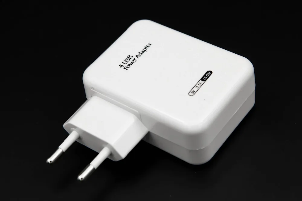 Usb концентратор 4 порта адаптер питания настенное домашнее зарядное устройство