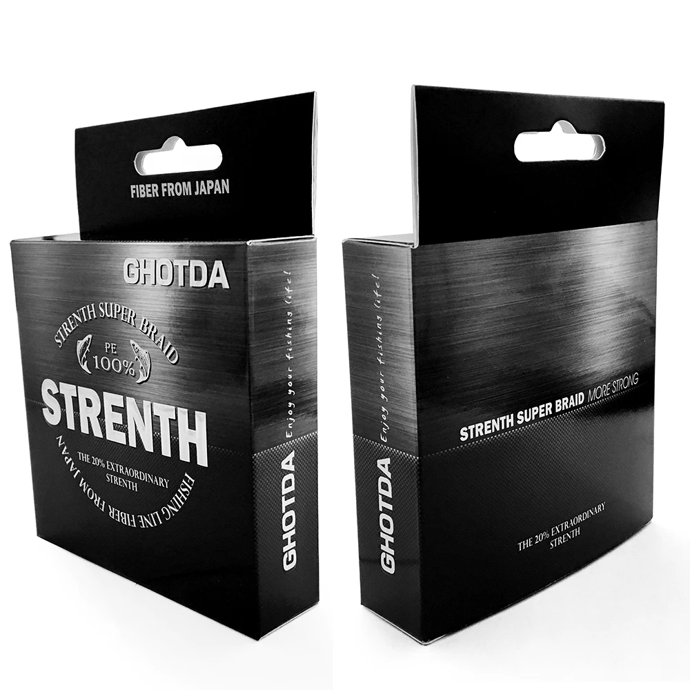 GHOTDA 500 м 300 150 100 8 нитей зеленый ПЭ плетеный провод Multifilament Super Сильный лески 2018