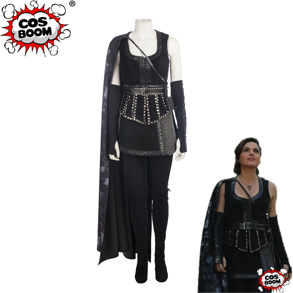 COSBOOM Once Upon a Time Регина костюм Миллз для взрослых женщин на Хеллоуин карнавал злой