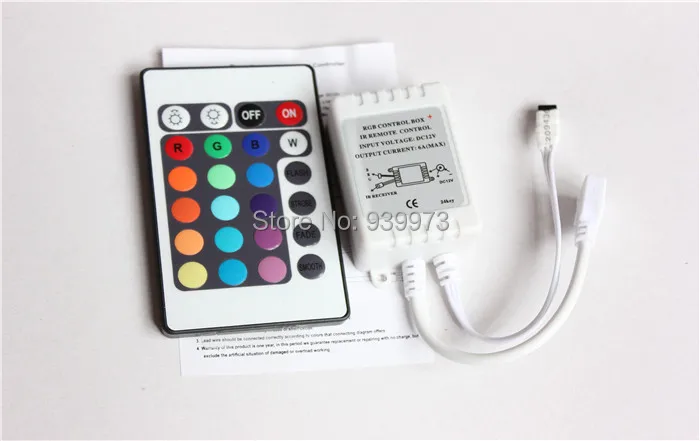 Беспроводной ИК пульт дистанционного управления для светодиодной ленты 3528 5050 RGB