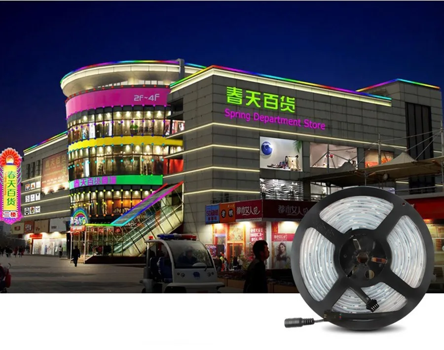 5 м 6803 IC Мечта волшебный цвет светодиодный полосы 5050 RGB 6803 Светодиодные ленты свет Водонепроницаемый 133 чудесный необычный цветной 6803 пульта дистанционного управления