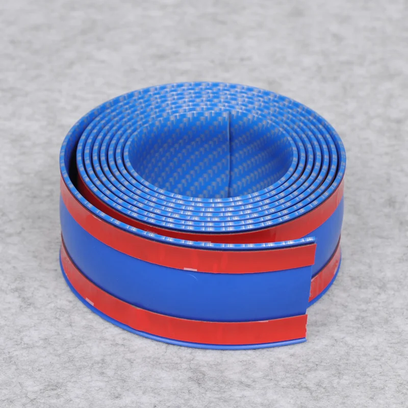 2 м авто Стайлинг молдинги бампер полоса протектор Авто багажник украшение губ