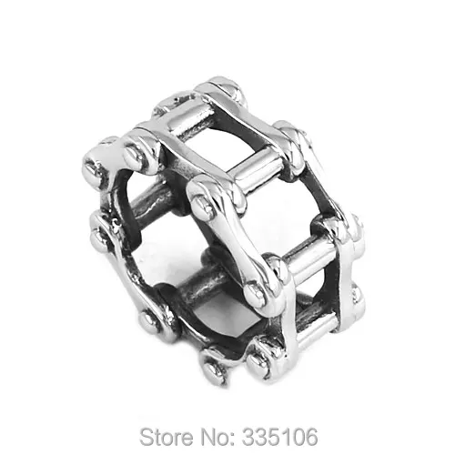 Оптовая продажа мотоцикла Байкер кольцо в виде цепочки из нержавеющей стали