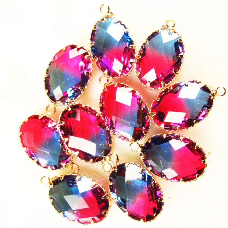 5 шт. Овальные Подвески в виде кристаллов | Украшения и аксессуары