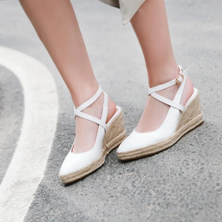 Sianie Tianie/ г.; летняя Прямая ; женская обувь; chaussure; Гладиаторы с перекрестными ремешками на танкетке; женские пикантные Босоножки на платформе; туфли-лодочки