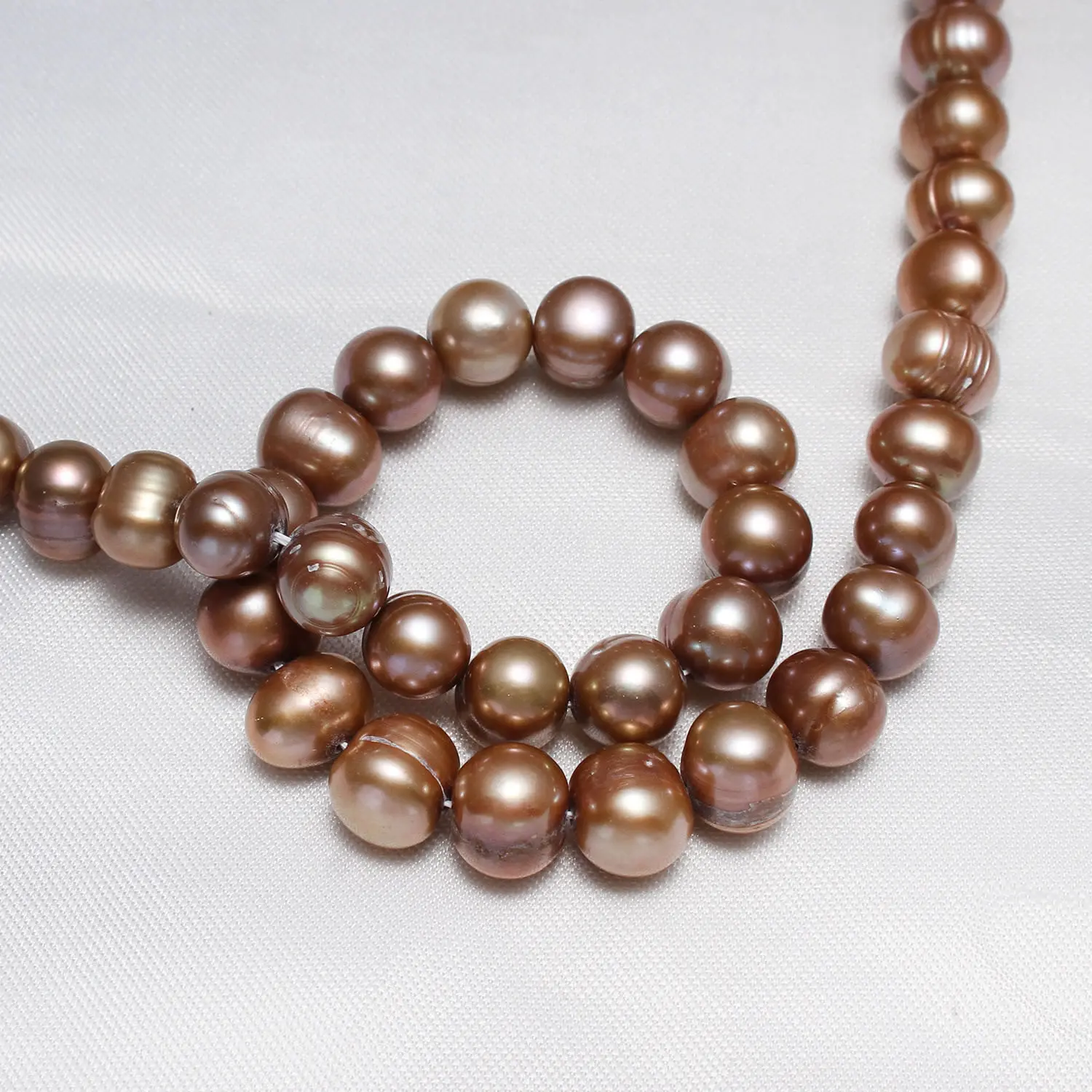 Бусины Из культивированного картофеля Пресноводный Жемчуг 8-9 мм Приблизительно 0