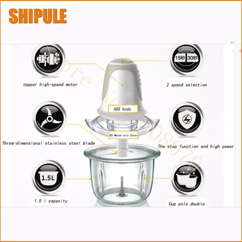 Бесплатная доставка Мясорубка с рубленым мясом бытовая электрическая мясорубка