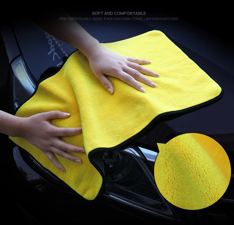 

30x60cm Super Absorbent Car Wash Cloth Microfiber Towel Cleaning Drying Cloths Rag Detailing Car Cleaning Towel Car Care Polishi