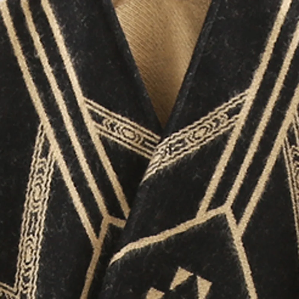 

Autumn Shawl Scarf Women Vintage Scarves & Wraps Fashion Women Blanket Lattice Pattern Coat Wrap Cozy Shawl