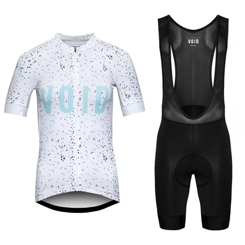 VOID cycling suit White cycling jersey and black shorts MTB cycle sets Women classic Sport shirt Rennrad tragen Breathable - Цвет: 14