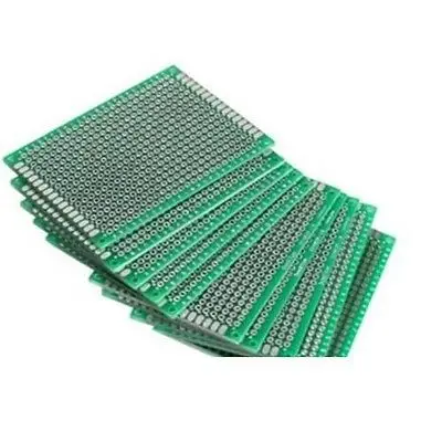 10PCS Double Side Prototype PCB Tinned Universal Breadboard 5x7 cm 50mmx70mm FR4 | Электронные компоненты и