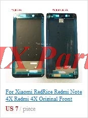 Для Xiaomi RedRice Redmi 4X Оригинальная передняя рамка Корпус ЖК-экран держатель рамка запасные части