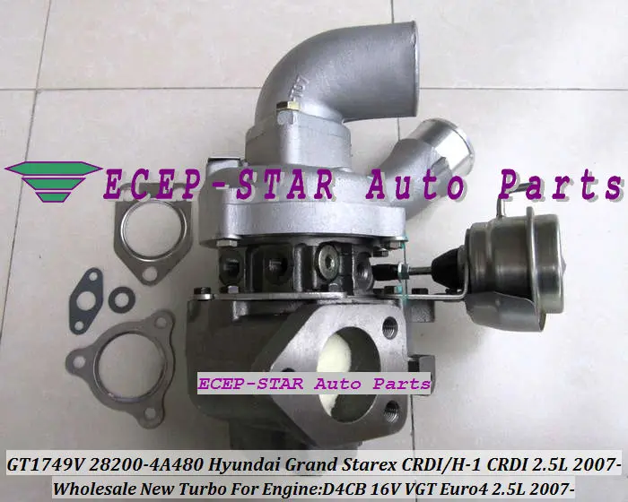 Turbo Repair Kit rebuild BV43 28200-4A480 53039880145 Turbocharger For HYUNDAI H-1 Cargo Travel Grand Starex CRDI D4CB 16V 2.5L |