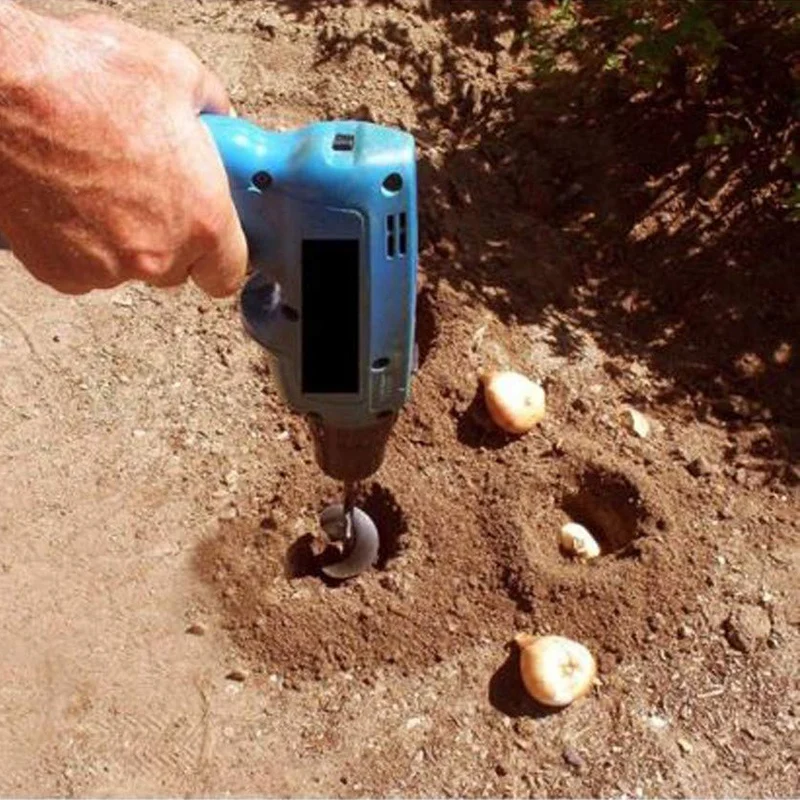 2Pcs Planter Garden Auger Hole Digger Drill Bit Attachment Great For Di | Инструменты
