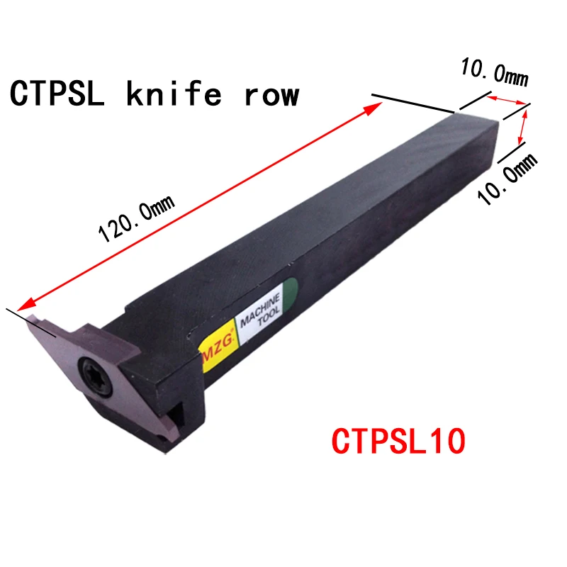 MOSASK 10 шт. CTP10FR ZP15 токарный станок с ЧПУ CTPSL инструмент небольшие детали отрезание обработки карбида вольфрама вставки