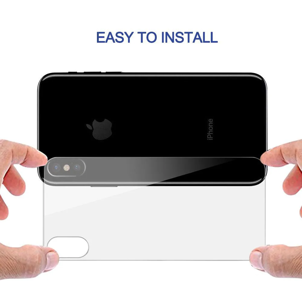 Переднее заднее закаленное стекло для iPhone XS MAX XR X Защита экрана x max xr защитная