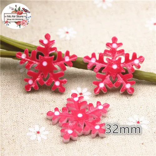 snow 10pcs 10 шт., кабошон из смолы с принтом снеговика, оленя и плоской задней стороной для волос, бантов, скрапбукинга, аксессуаров для самостоятельной сборки - Цвет: snow 10pcs