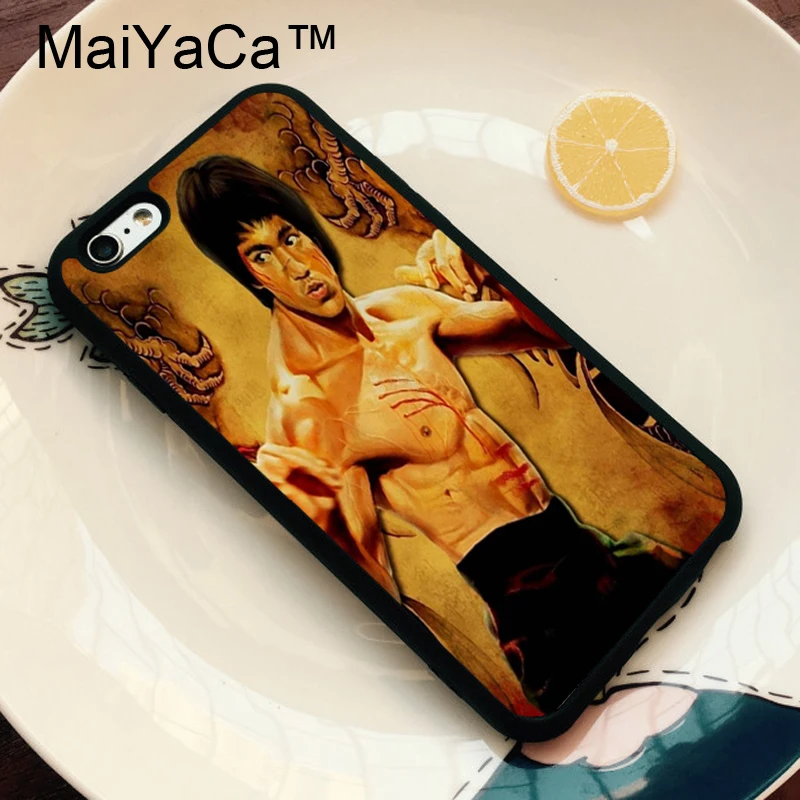 MaiYaCa Брюс Ли фильм кунг-фу звезда Coque аксессуары для iPhone 11 Pro MAX X XR XS MAX 6 6s 7 8 Plus 5S задняя крышка Coque