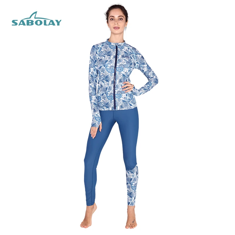 Rashguards женский эластичный серфинг Ныряние купальник солнцезащитный для плавания