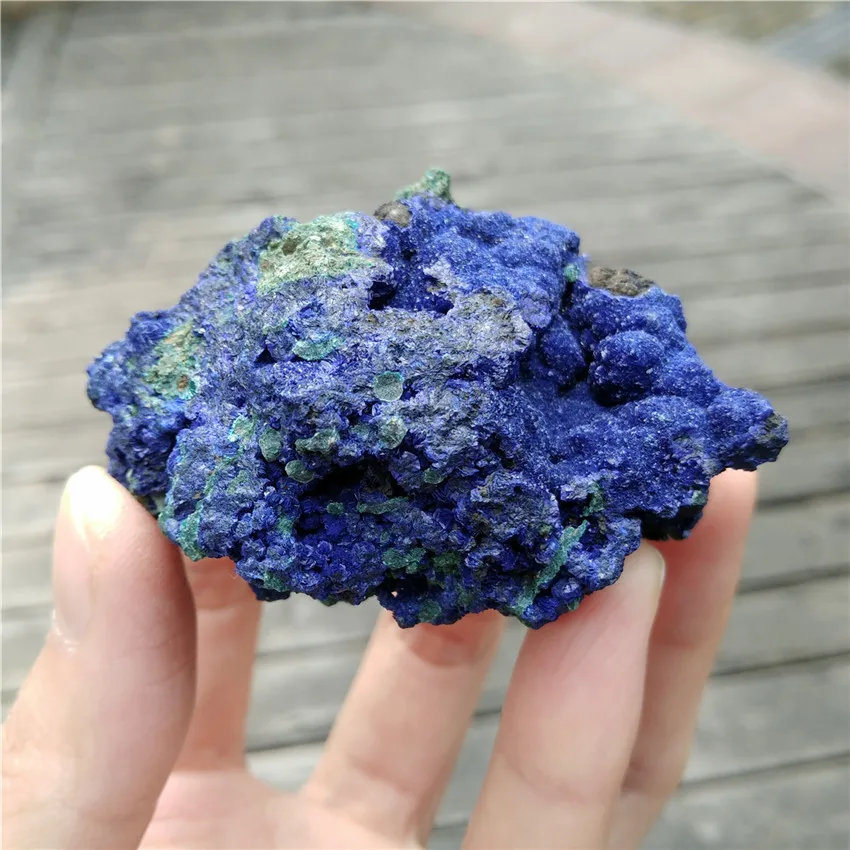 Raw голубой Азурит зелёные малахитовые шероховатый минеральный Целебный Камень