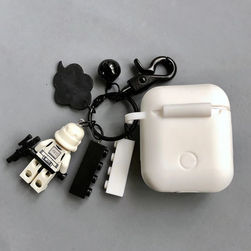 Bluetooth наушники силиконовый чехол для Apple Airpods 1 2 мягкий чехол Аксессуары крутой мультфильм наушники коробка защитный чехол сумка
