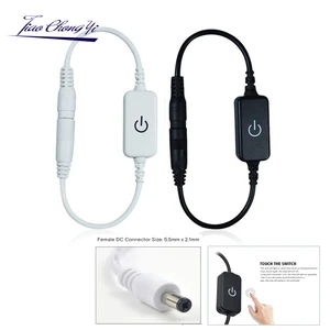 Высокочувствительный сенсорный выключатель для 12 В постоянного тока, светодиодная ленсветильник, неограниченное затемнение, сенсорный переключатель, контроллер, Кухонное освещение