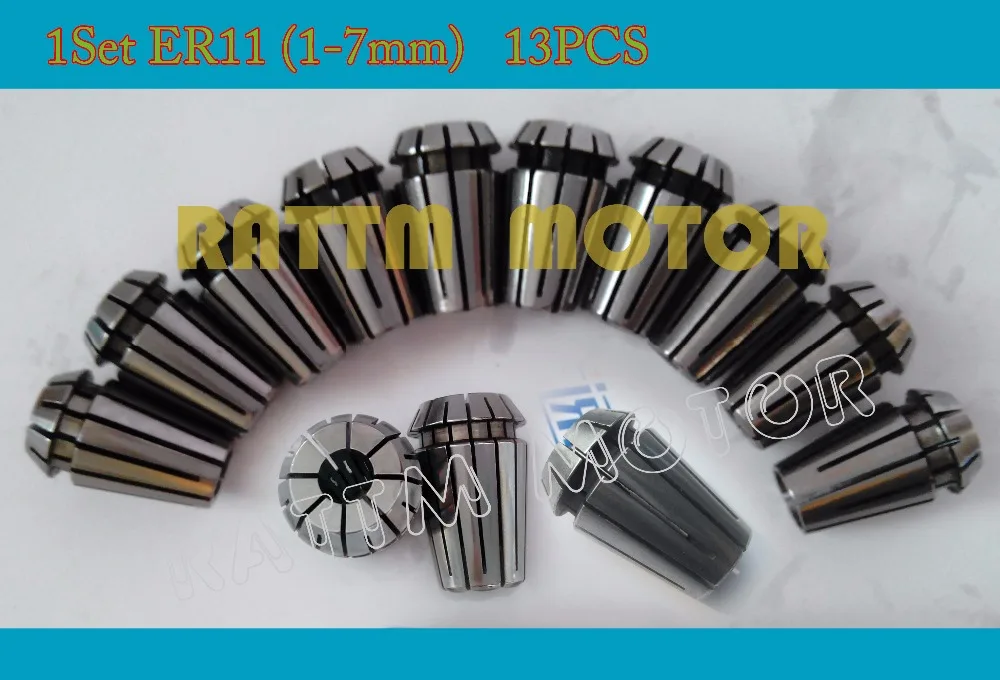 

[EU FREE VAT]1.5KW ER11 Water Cooled Spindle Motor&1.5KW VFD&80mm Clamp& Pump/Pipe & ER11 Collet(1-7mm) For CNC Router