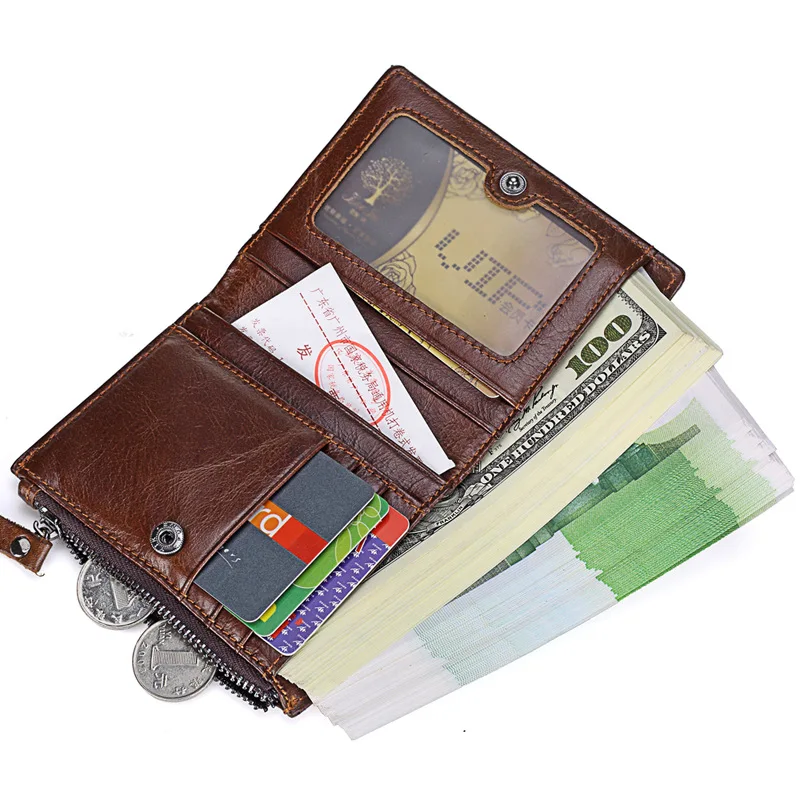 Кошелек мужской из натуральной кожи|leather men's wallet|genuine leather men walletwallet for |