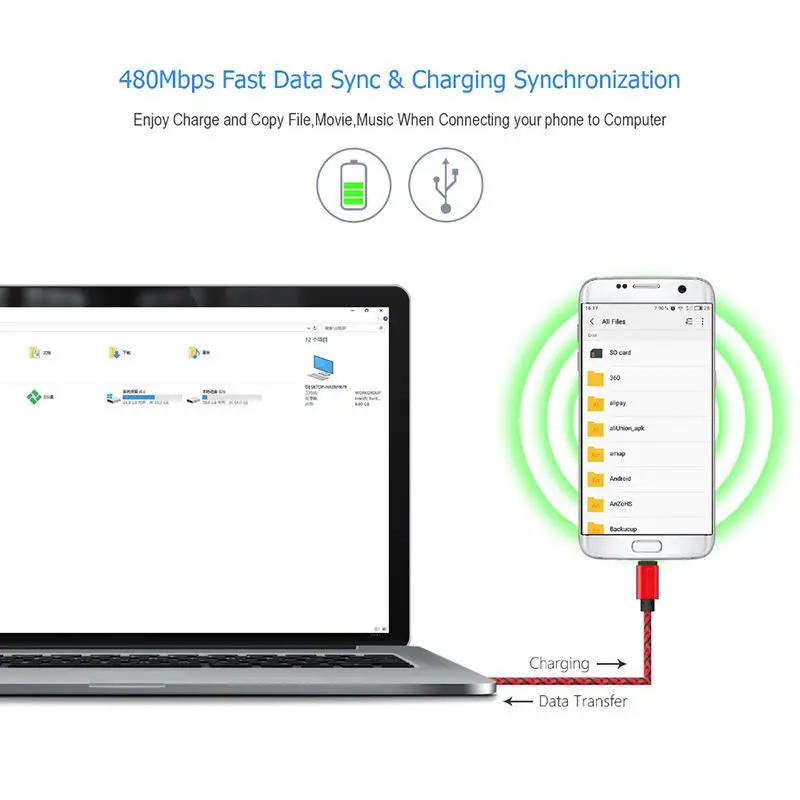 1~ 3 м долговечный тканевый Тип-C USB-C Реверсивный зарядный Дата кабель синхронизации провод для Samsung S9 S9+ S8 S8+ для LG G6 G5 Лот