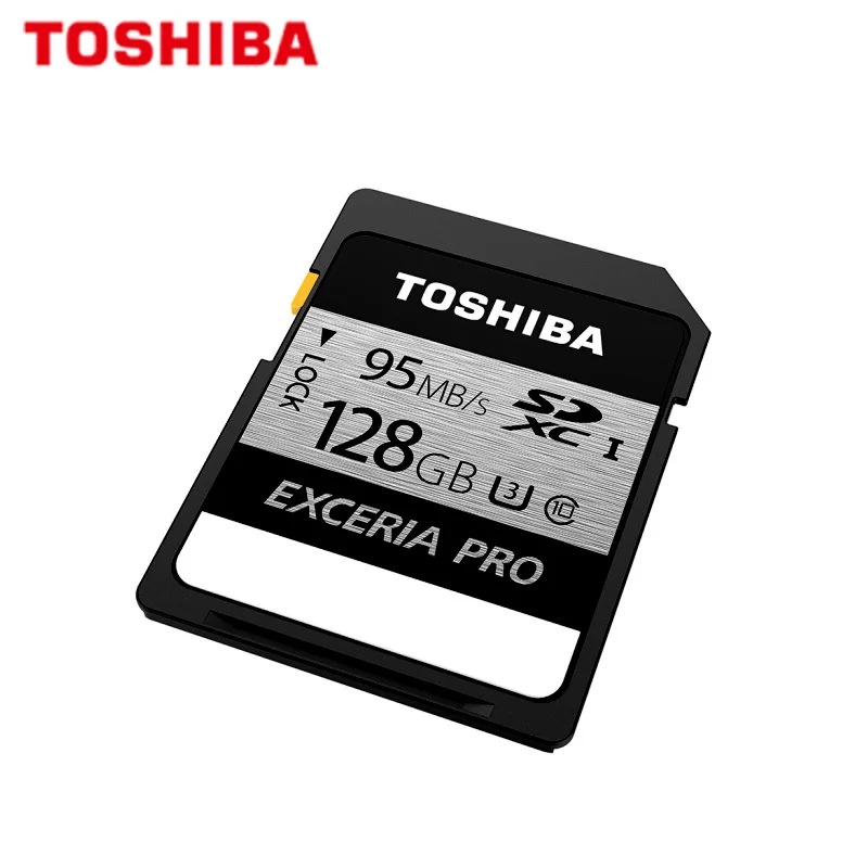 Оригинал TOSHIBA 128 Гб 64 ГБ 32 N401 sd-карта EXCERIA PRO C10 UHS-I U3 SDHC SDXC Carte SD карта памяти макс. 95