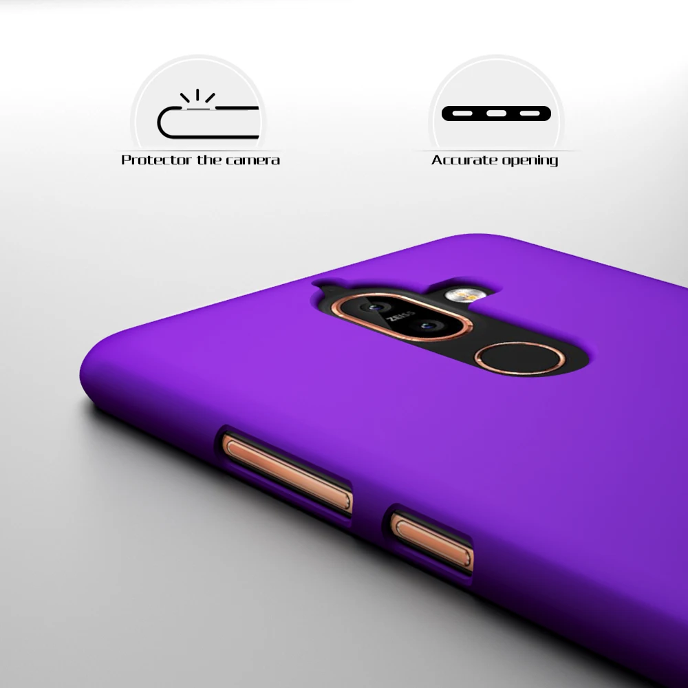 SLEO For Nokia 7 Plus Case Ultra Thin Hard Plastic Back Cover Protective Cases |