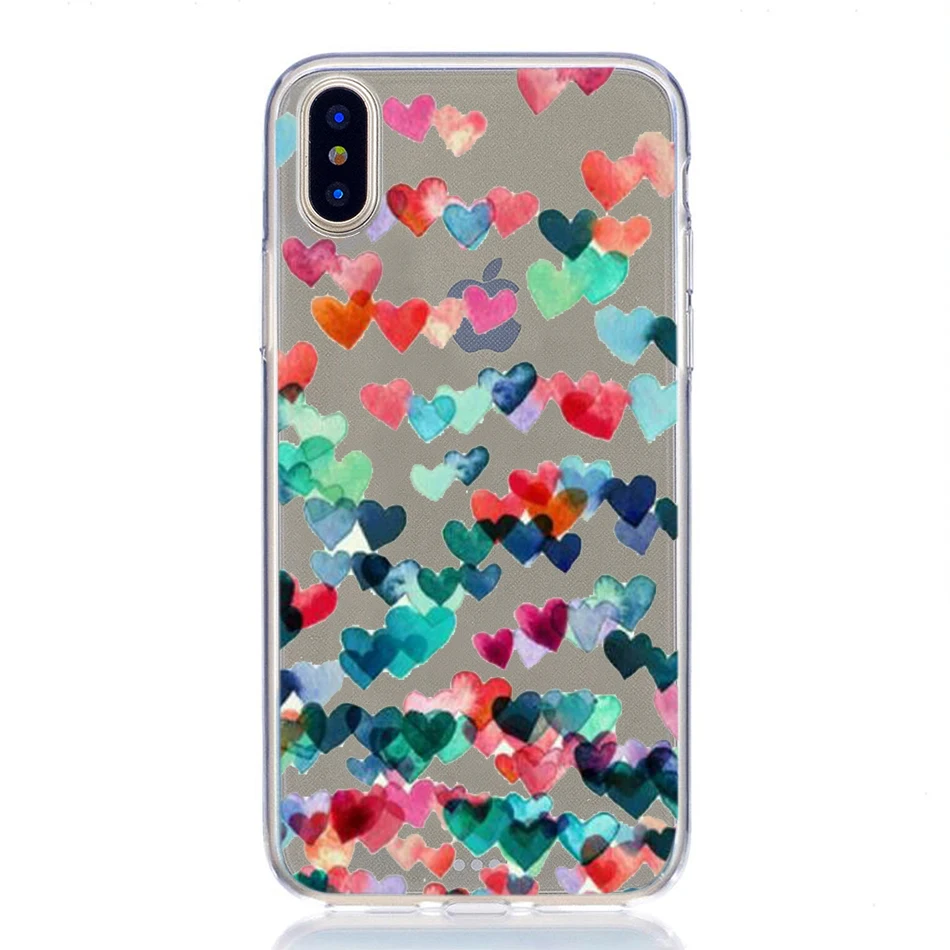 Cute funda for iphone x xs max xr 7 8 6 6s plus case silicone soft cute fun feather original coque phone back cover |