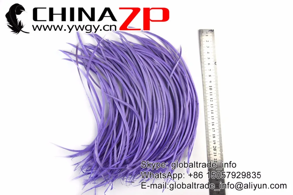 Специализированные перья CHINAZP поставщик 20 25 см (8 10 дюймов) ручная сборка лаванды