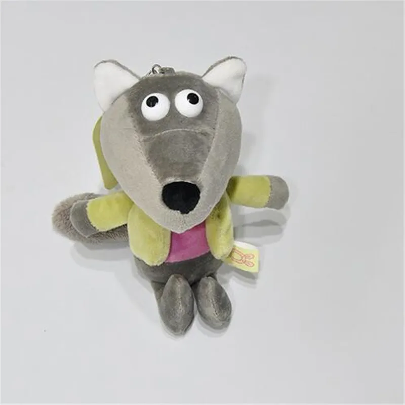 1 шт. мини волк плюшевая игрушка маленький кулон мультфильм милые волки брелок