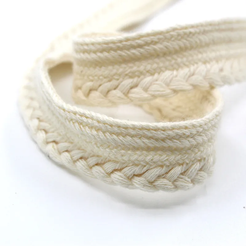 10 ярдов лента в елочку 100% хлопок тканая для украшения этикеток жаккардовая