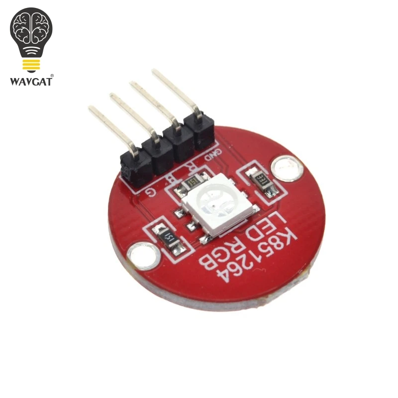 WAVGAT 3 цвета RGB SMD светодиодный модуль 5050 полный трехцветный для arduino DIY стартовый