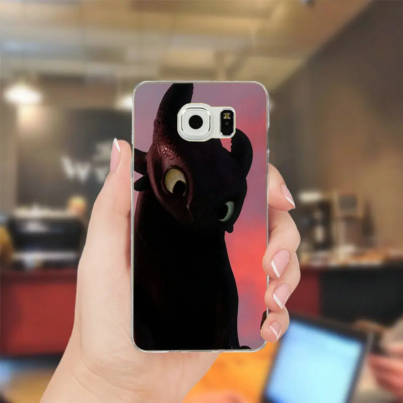 Soft TPU Cases Cover for Samsung Galaxy Note 2 3 4 5 8 S2 S3 S4 S5 Mini S6 S7 S8 S9 Edge Plus How To Toothless Train Your Dragon | Мобильные