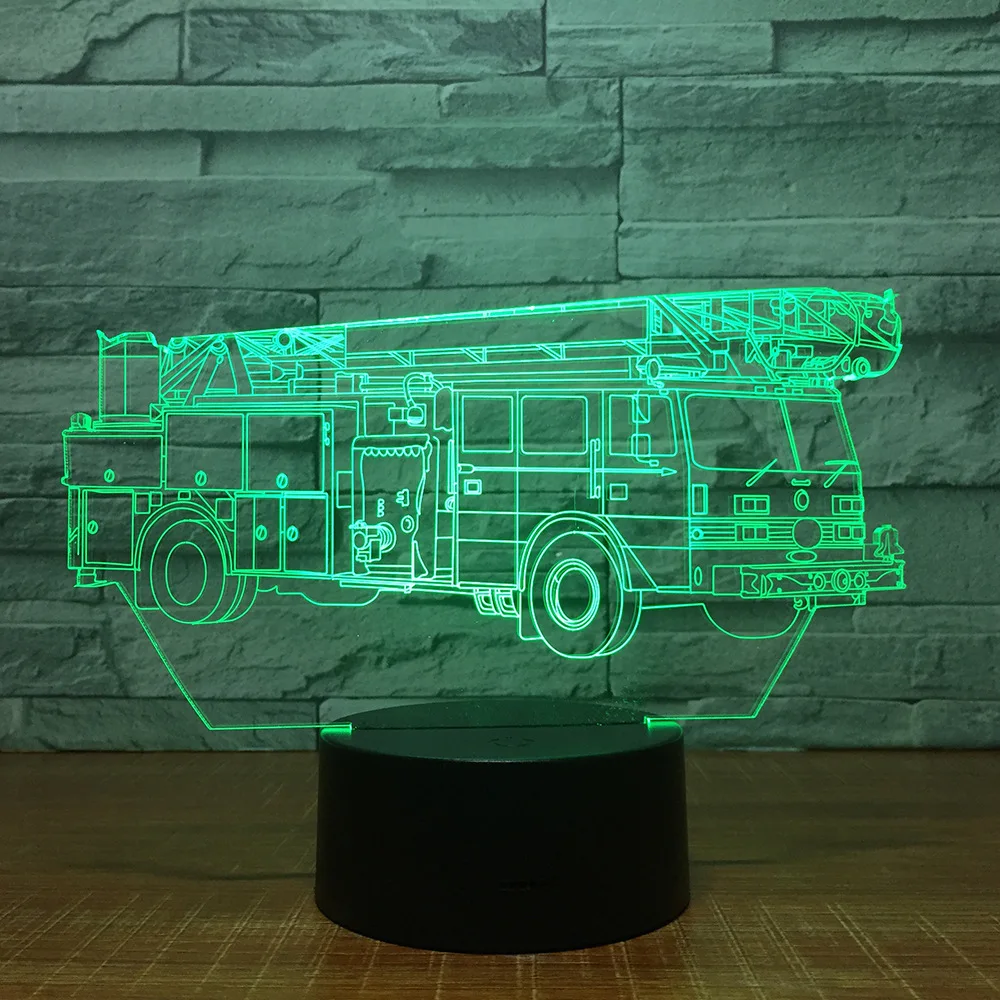 3D кран Светодиодная лампа 7 цветов сенсорный ночник креативный подарок атмосфера