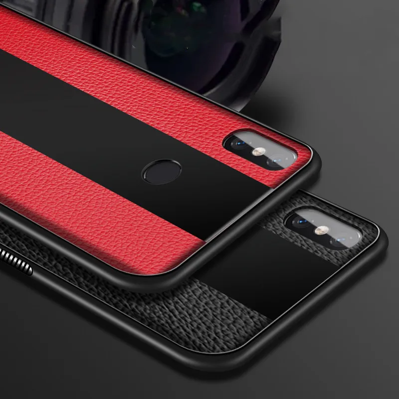OnePlus 6T чехол 1 + противоударный плексиглас мягкий TPU край кожа роскошный задний