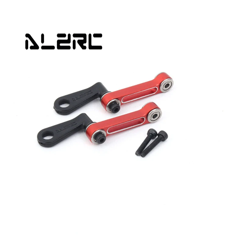 ALZRC Devil 380 Быстрый RC вертолет запчасти металлический радиус рычаг набор красный